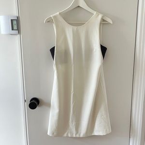 Zara white minimalist dress